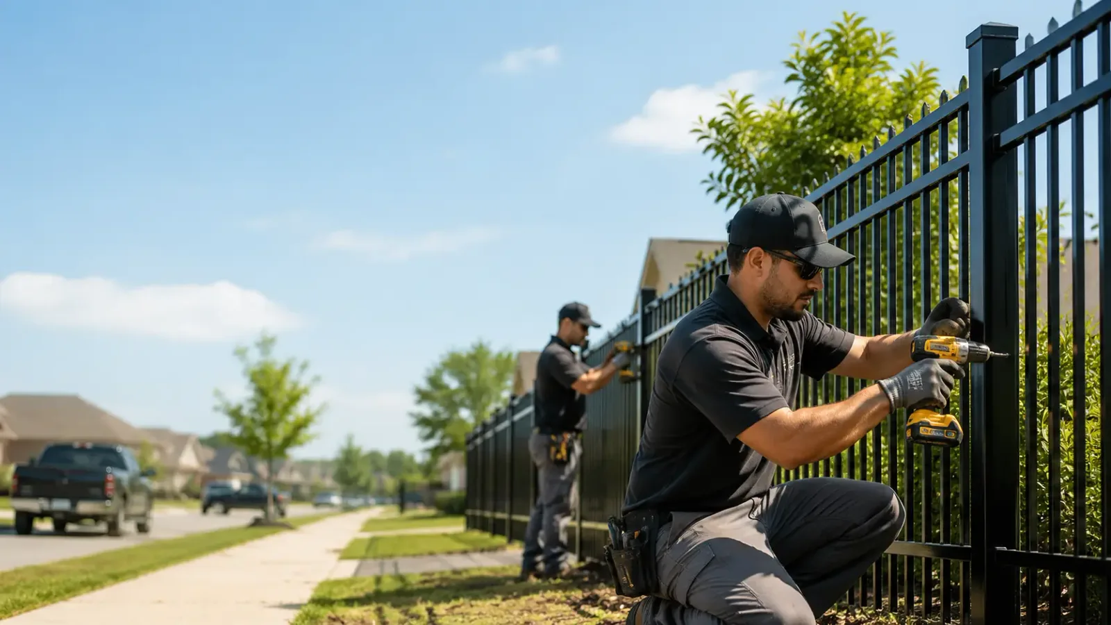 Metal Fence Installation in Wellman, TX